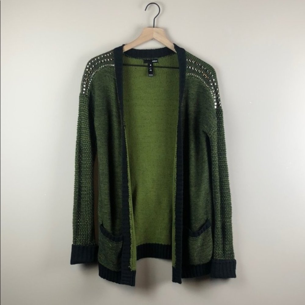 AQUA Cardigan Silver Rivets